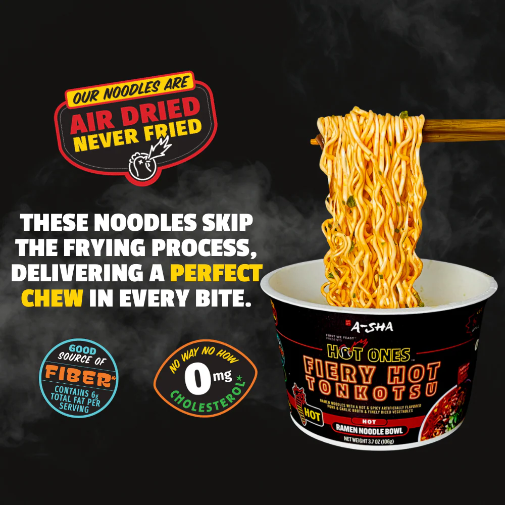 A-Sha x Hot Ones Fiery Hot Tonkotsu Noodles - Image 8