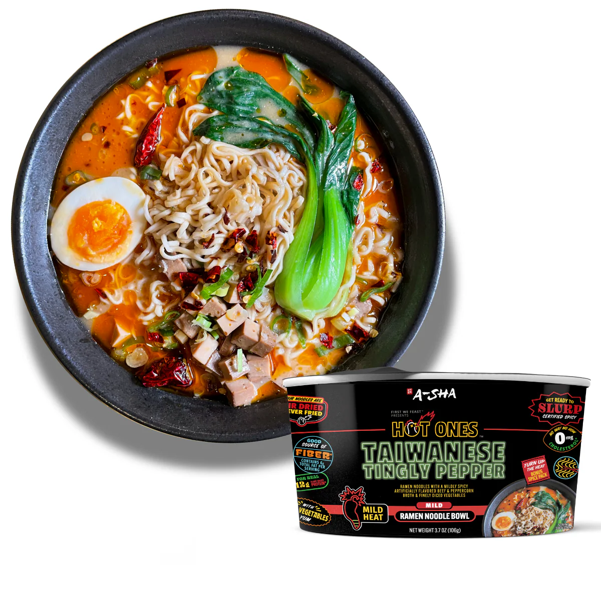 A-Sha x Hot Ones Taiwanese Tingly Pepper Noodles - Image 3