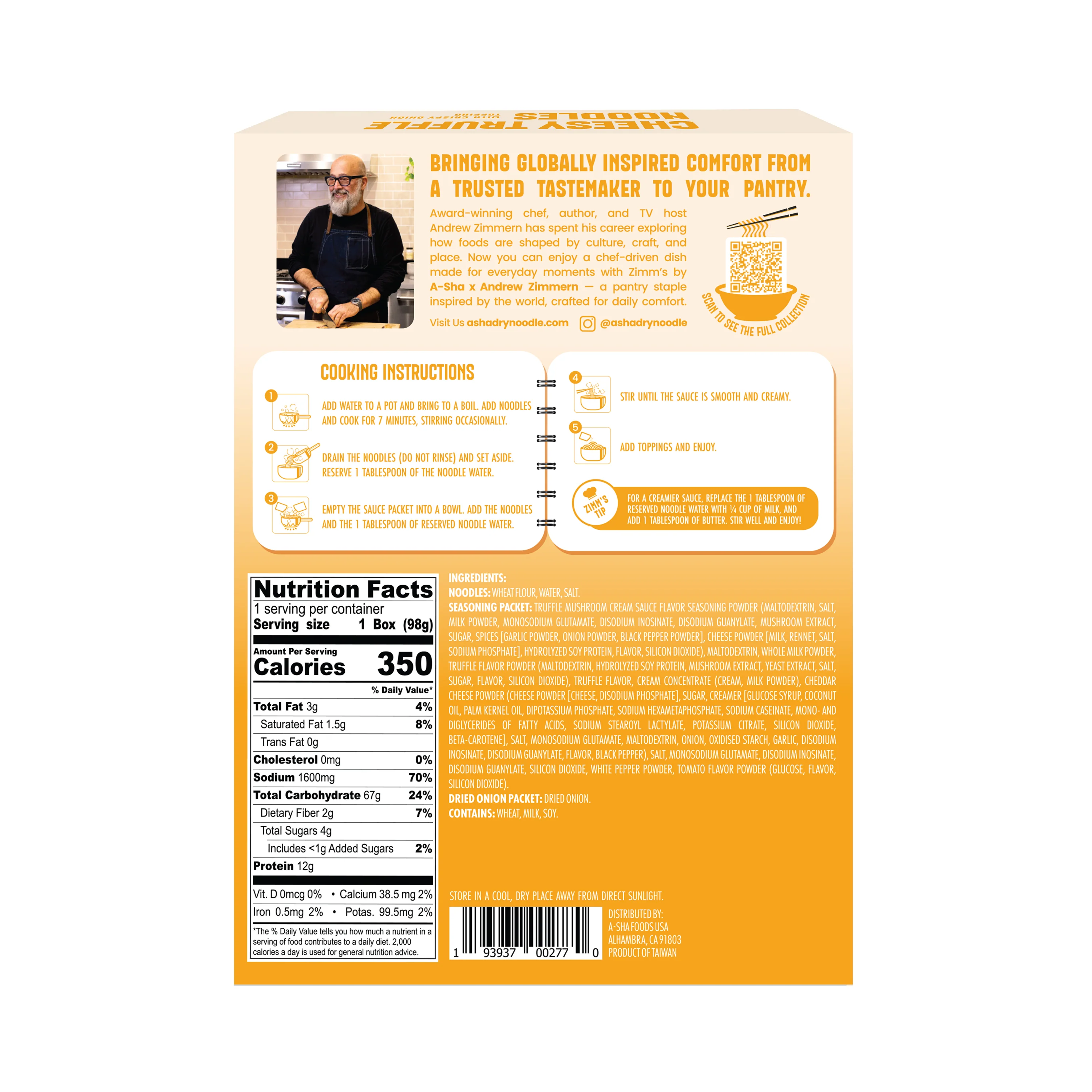 A-Sha Zimm’s Cheesy Truffle Noodles - Image 3