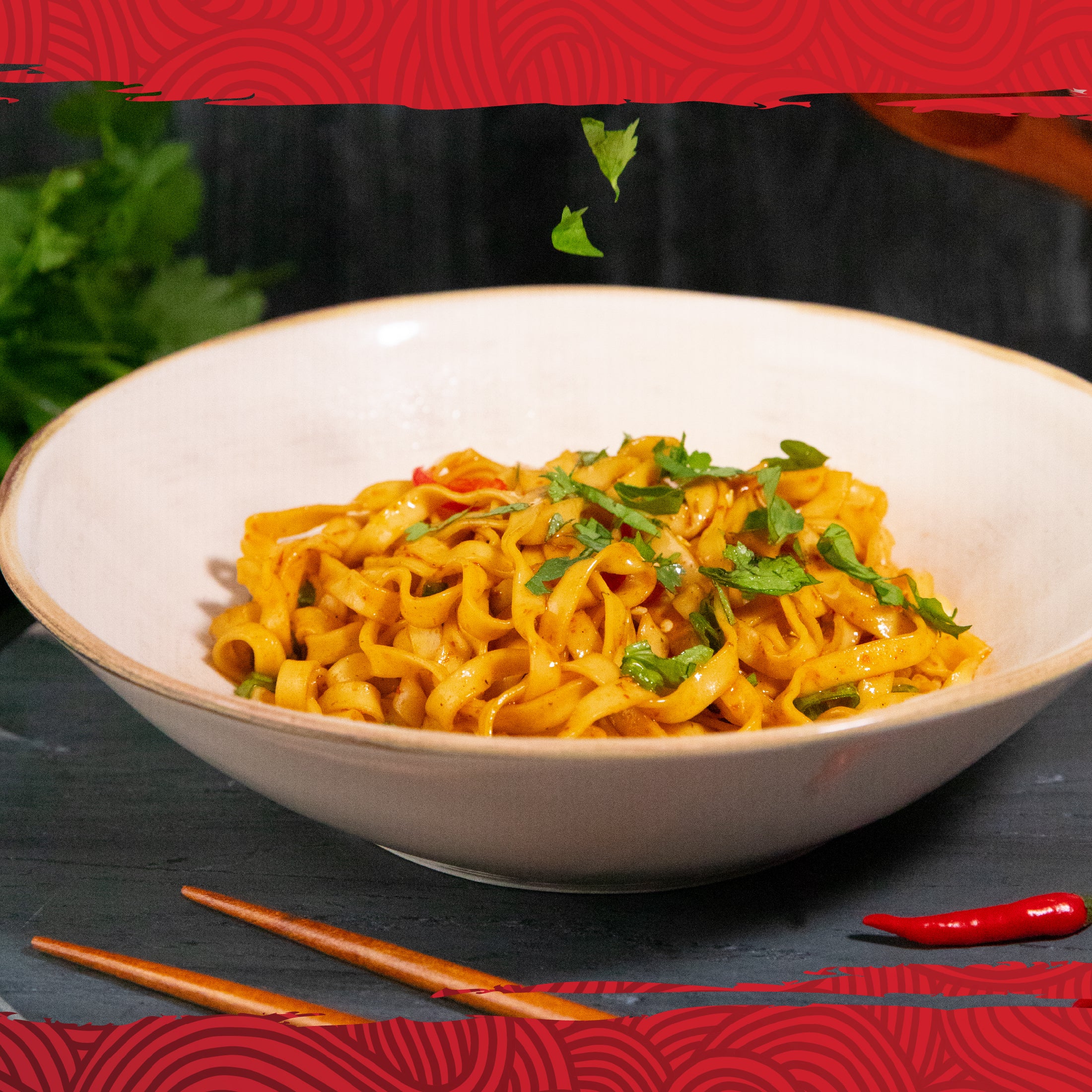 Hakka Wide Noodles - Chili Flavor - Image 9