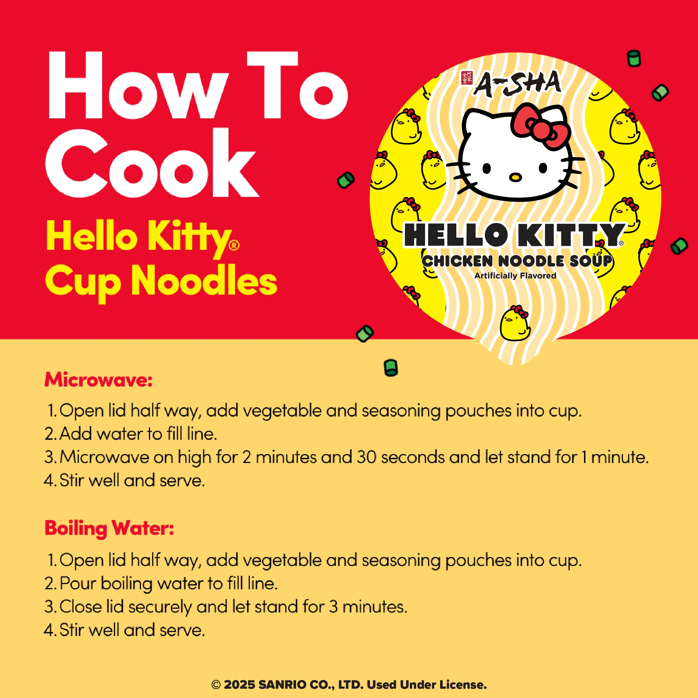Hello Kitty Chicken Noodle Soup - Image 8