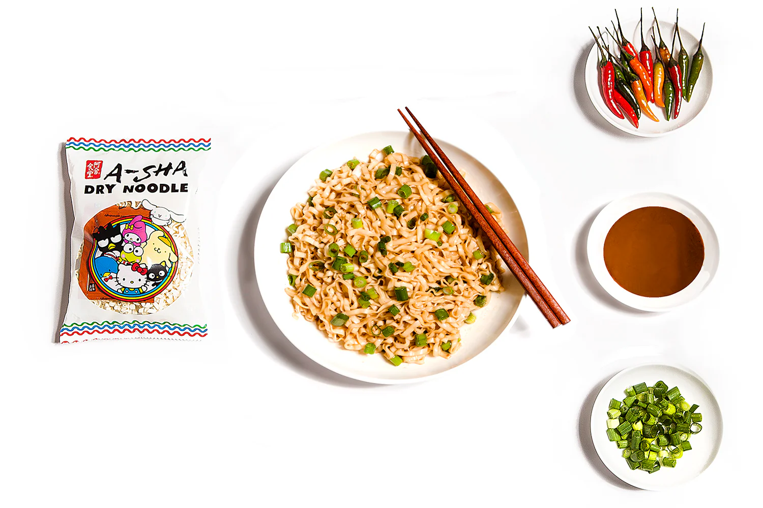 Keroppi Mandarin Noodles with Silly Spicy Sauce - Image 8