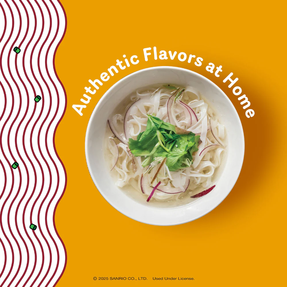 Kuromi Pho Rice Noodle Soup - Image 5