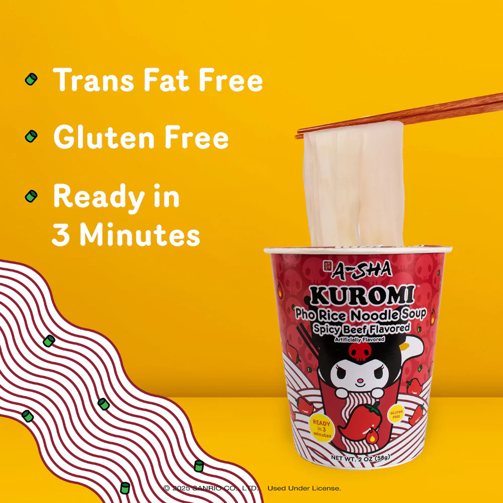 Kuromi Pho Rice Noodle Soup - Image 6